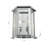 Transitional 2 Light Chrome Lantern Flush Mount