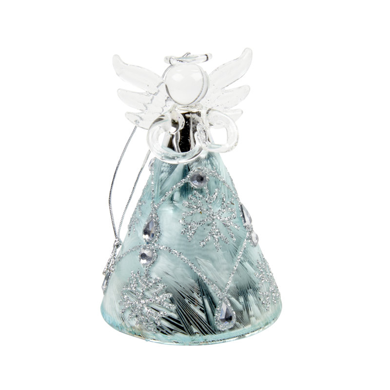 9cm Glass Hanging Figurine Ornament