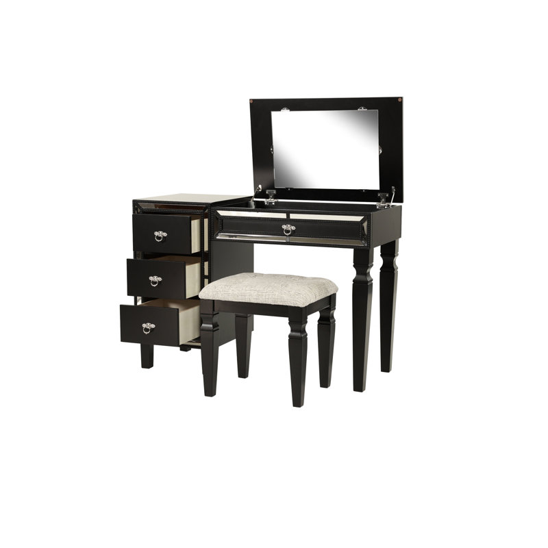 Ensemble de meuble-lavabo traditionnel formel avec tiroirs de rangement 1 pièce