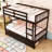 Rubber Wood Bunk Bed With Two Drawers-1326216427-1326216438