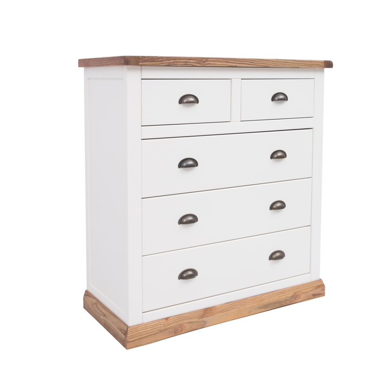 Waller 90 cm W Chest of 5 Drawers