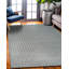 Tapis contemporain gris en laine noué à la main Contemporary-88615499