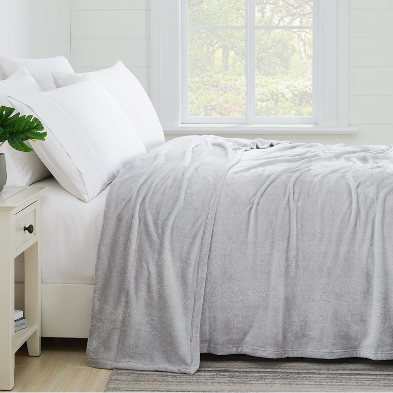 Surdimensionné douillet en micro-molleton Southshore Fine Linens, Simple, gris