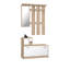 Emilce Hall Tree 100cm Wide with Bench-1834628346