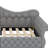 Contemporary Upholstered Daybed Featuring Ambient LED and Decorative Studs-449039253