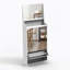 Armoire à chaussures avec 3 miroirs, armoire de rangement pour l'entrée, armoire à chaussures verticale