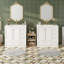 Meuble-lavabo autoportant de 72 po de style Shaker avec lavabo en céramique-1380053191