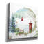  'Snowy Postal Scene' by Elle Media Group Ltd Canvas Wall Art, 26" x 26"
