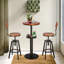 Tabouret pivotant en bois massif Heanor-146519288