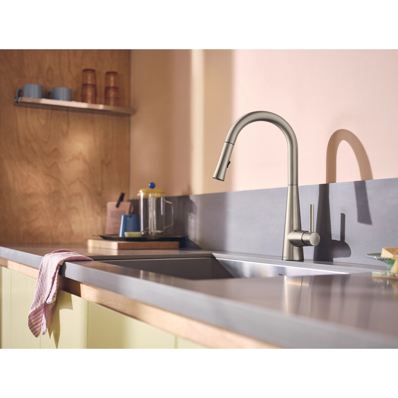 Robinet de cuisine pivotant Moen, Chrome chrome