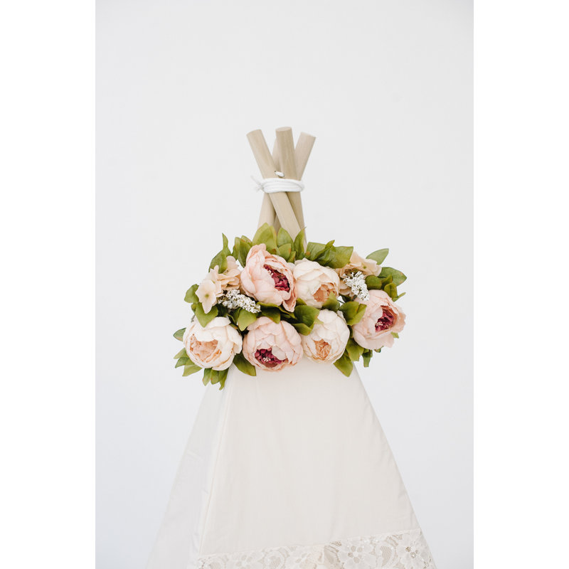 Blush Tones Deluxe Peony Centerpiece Faux Florals