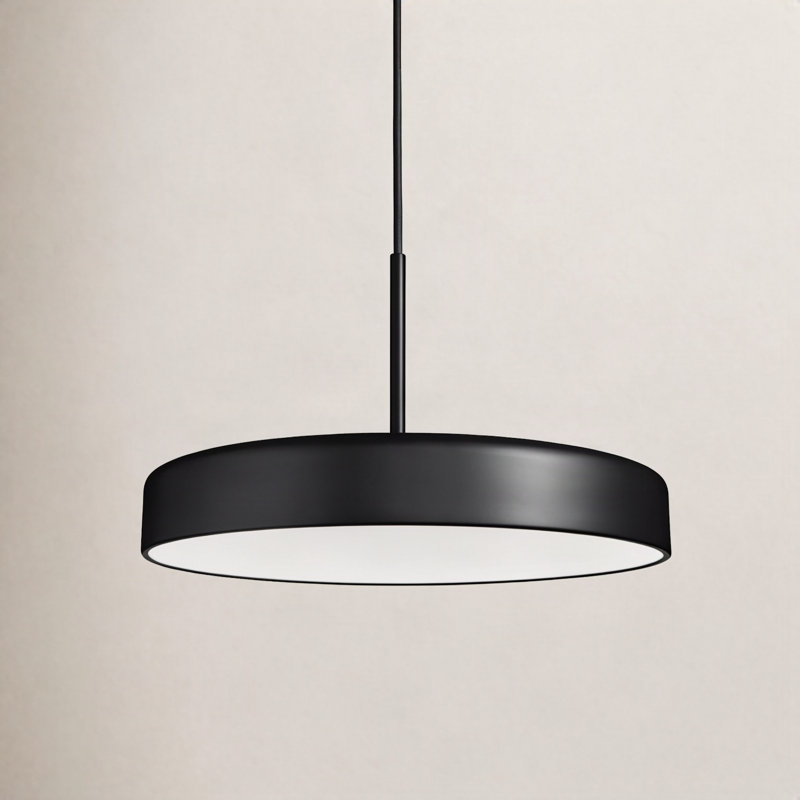 Bobber 1 - Light Pendant, Matte Black, 11" H x 20" W x 20" D