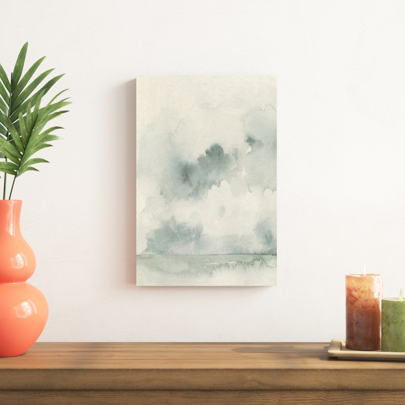 «Ocean Impression I» par Emma Caroline - peinture sur toile tendue, H 18 po x l 12 po x P 1,25 po