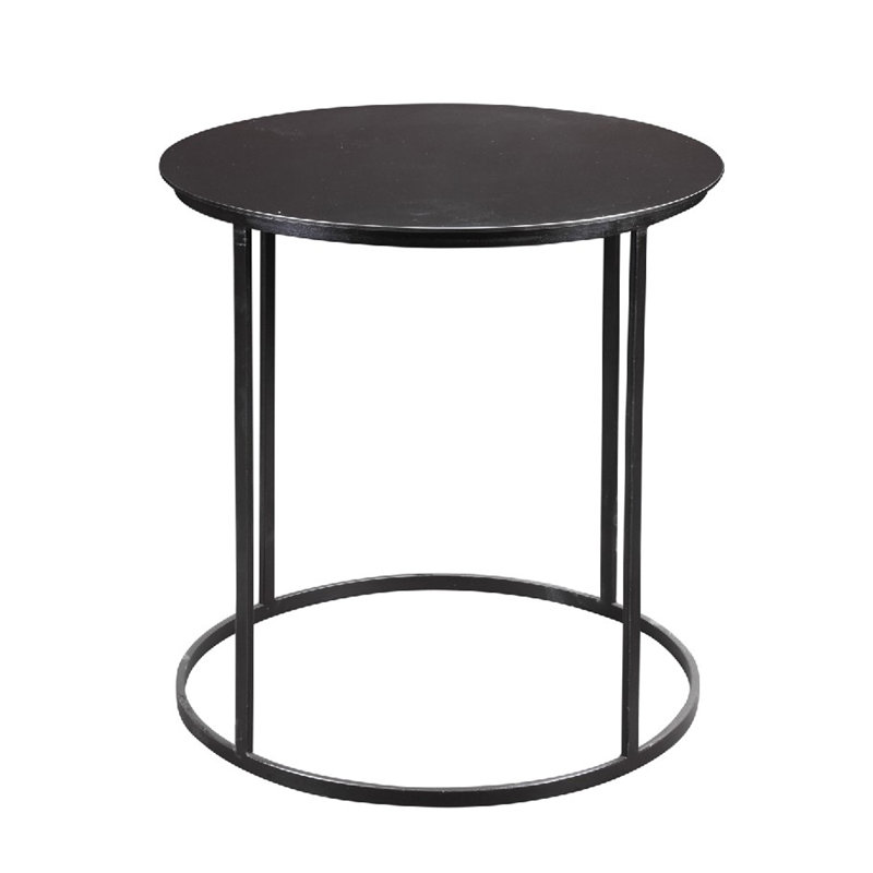 Johah Iron Top End Table