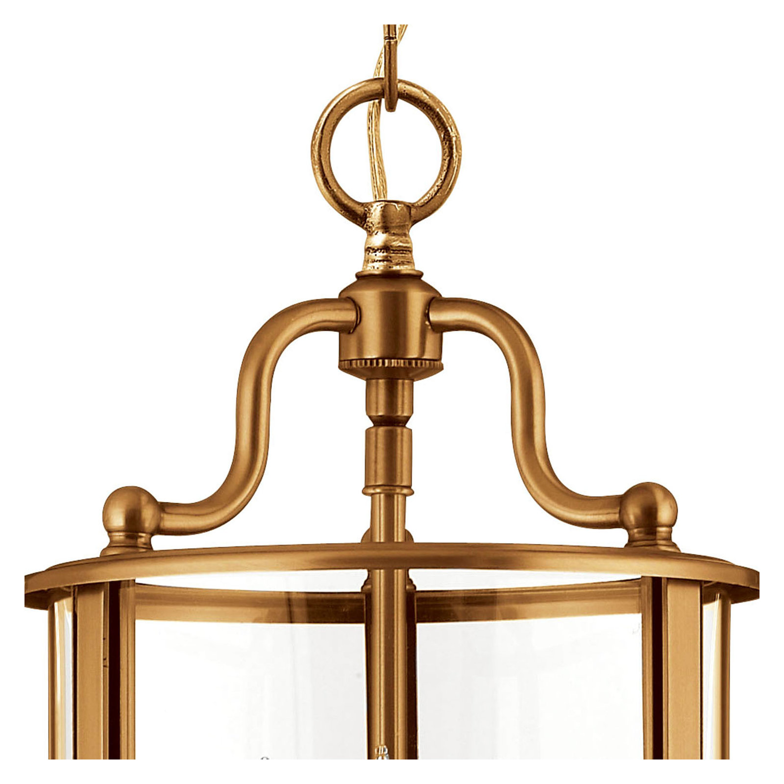 Tide 4 - Light Dimmable Lantern Chandelier, Heirloom Brass