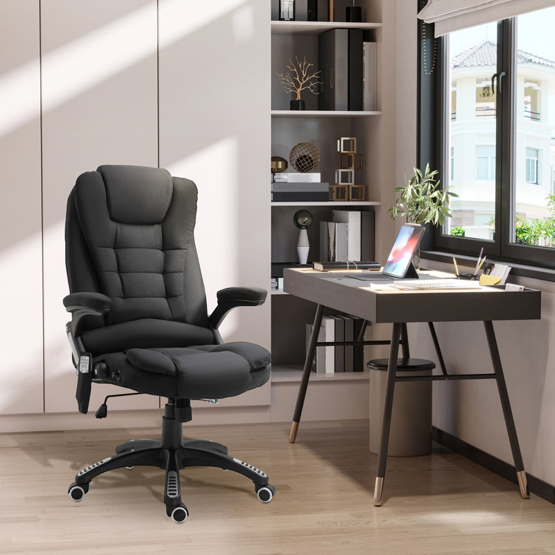 Waynefleet Polyester Office Chair, Black