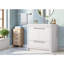 Meuble-lavabo simple 36 po avec plateau en marbre de culture, armoire de salle de bain moderne pré-assemblée, finition blanche, avec lavabo inclus
