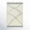 Meti Handmade Wool White Rug