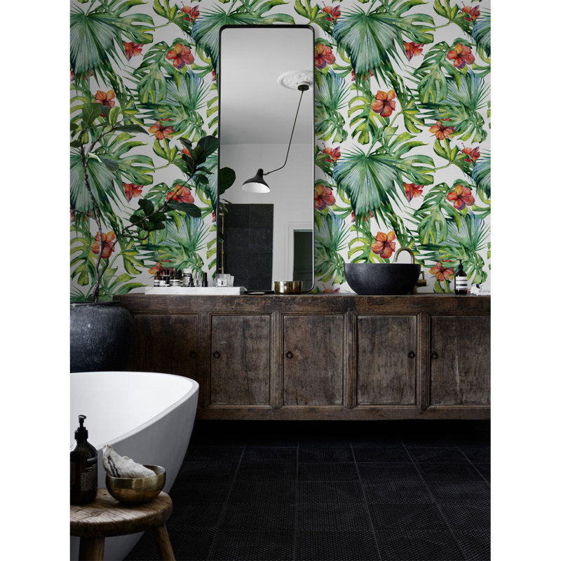 Aldborough 2.5m x 2.5m Matte Peel & Stick Mural, 250 x 250cm