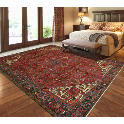 Iah One-of-a-Kind 9'6" X 12'8" 1980s Wool Area Rug