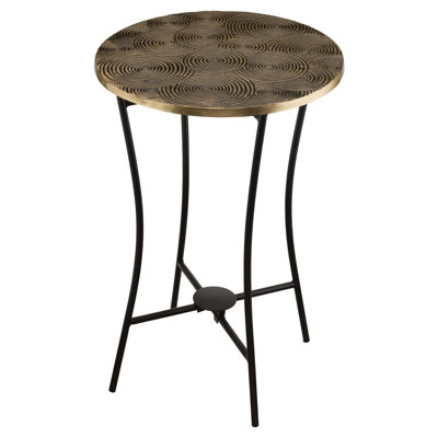 Cast Plant Stand - Gold Swirl