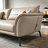 Khaki Genuine Leather Modular Sofa