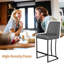 Tabouret de comptoir rembourré Malakeh-1302330098