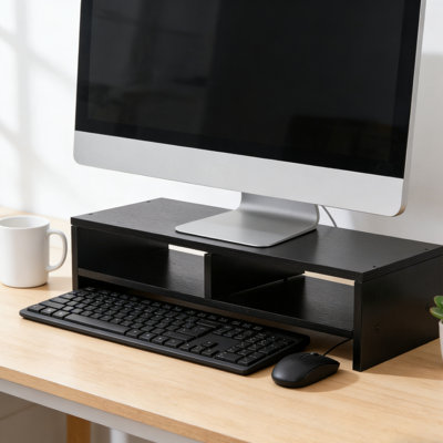 Natonya Wood Monitor Stand