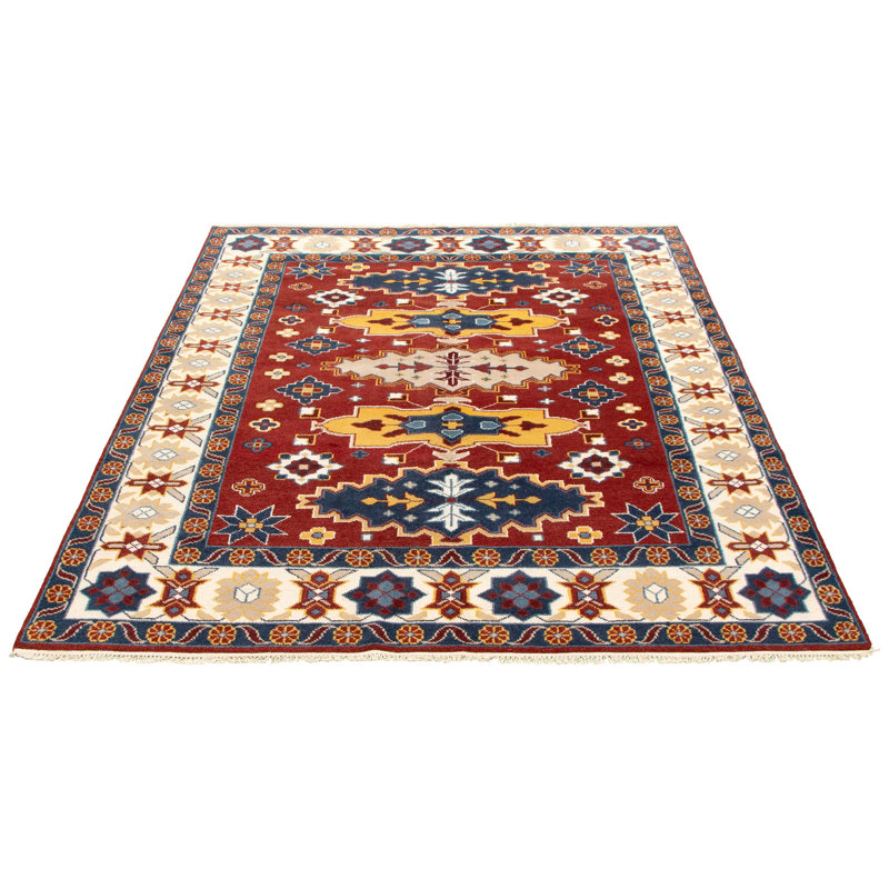 Wool Oriental Indoor Rug, Rectangle 6' x 9'