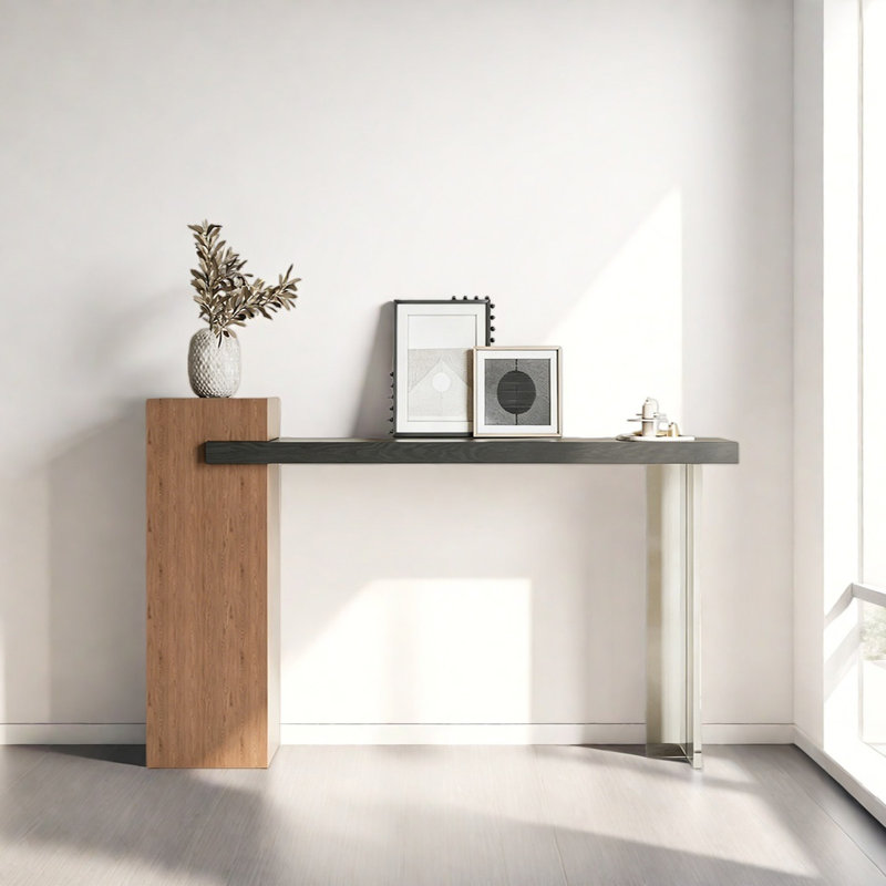 Console Retro Art, H 33,46 po x l 47,24 po x P 13,78 po