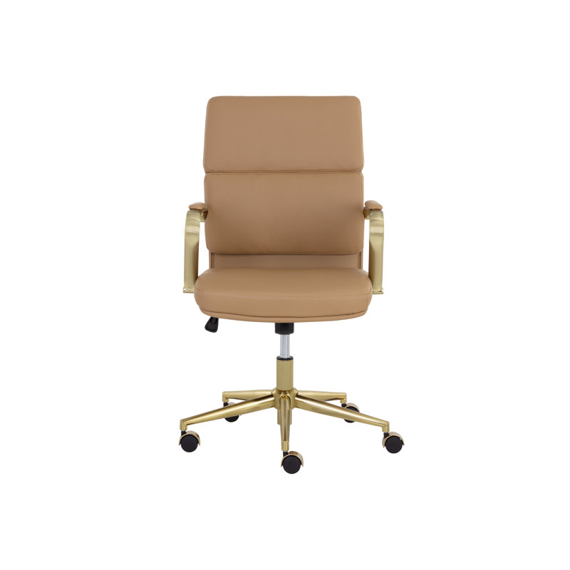 CHAISE DE BUREAU KLEO, Brun