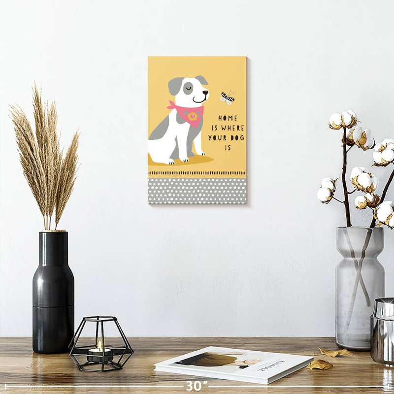 Brampt Dog Patch I, 12" H x 8" W