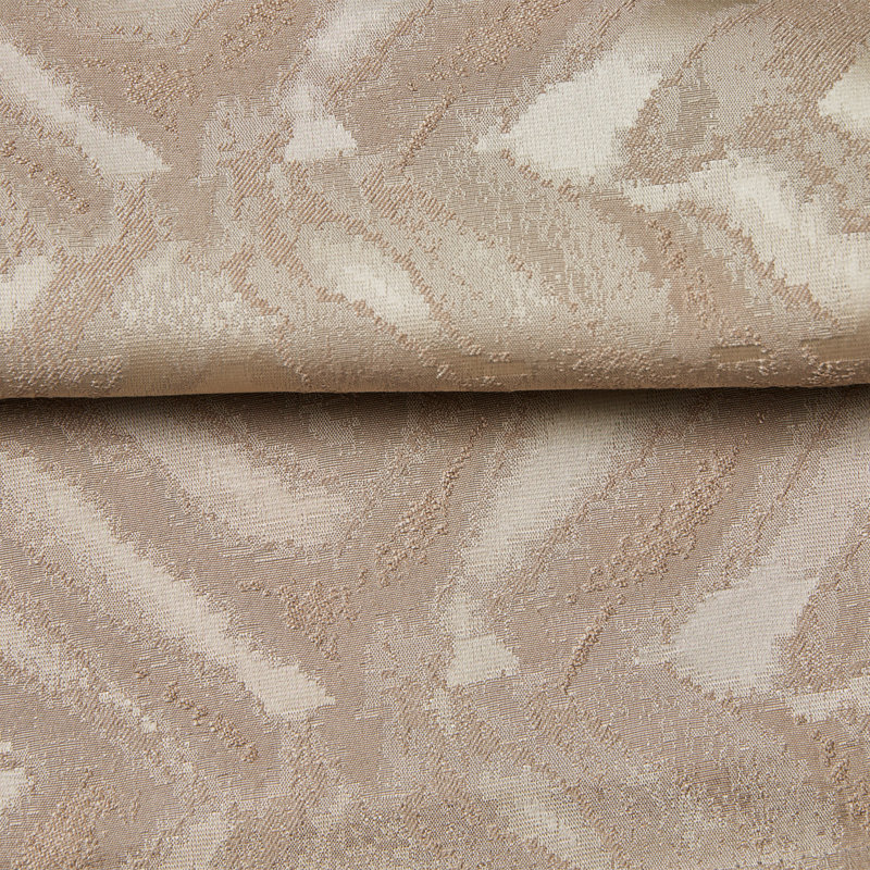 Batavia Polyester Semi Sheer Curtain Single Panel, Taupe, 50" W x 96" L