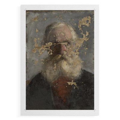 Vintage Portrait Print CXLV -Canvas Print Only - NOT FRAMED
