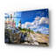 Art mural en verre Breakwater Bay «Summer Day At Pemaquid Point» par Rick Berk-556115787