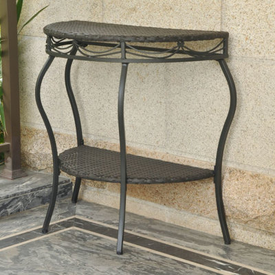 Arvi Wicker Outdoor Buffet & Console Table , 30'' in. W 15'' in. D