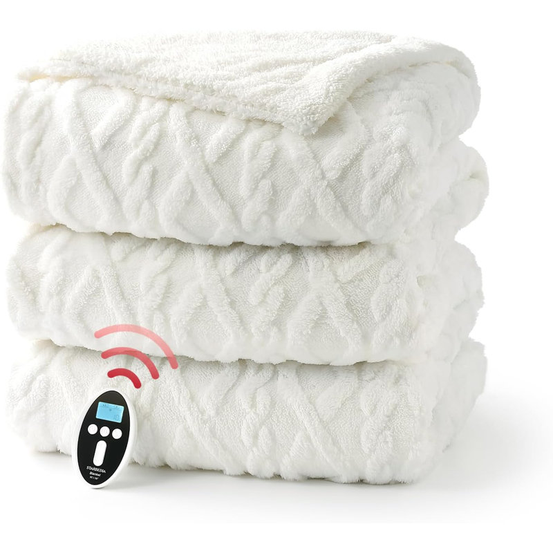 Heated Blanket Electric Blanket, 84" W x 90" L