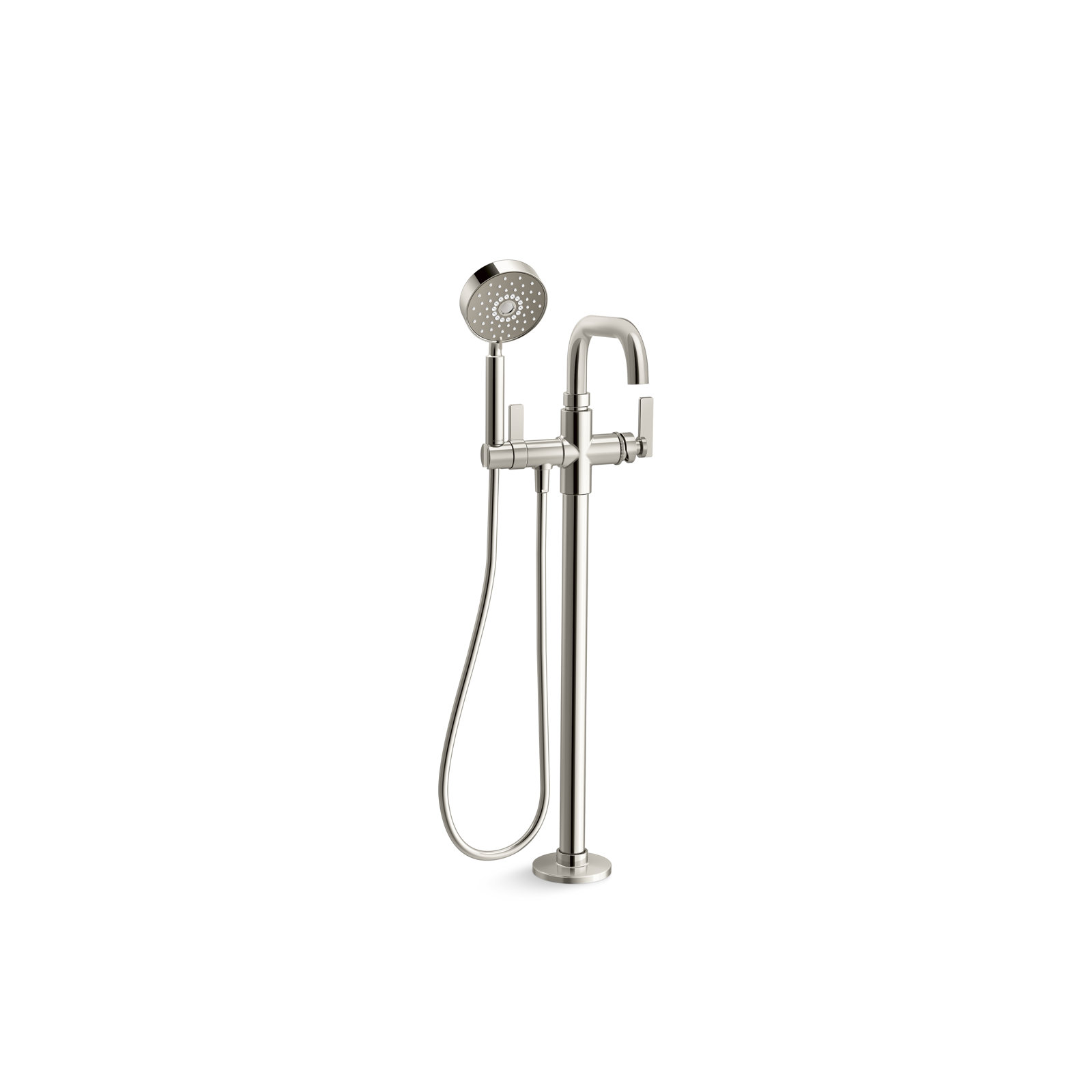 Castia Freestanding Bath Filler Trim, Polished Nickel