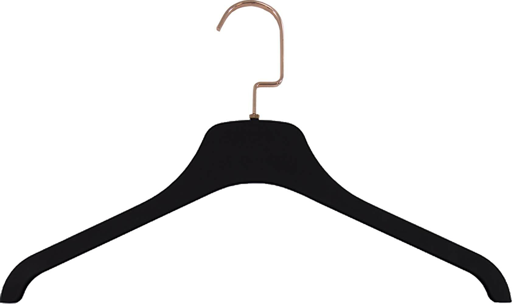Simplify Velvet Hangers, Boxed, 24 Pack, Black