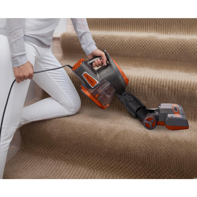 Bagless Stick Vacuum, Orange