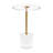 Xinran 21.7" Tall Pedestal Acrylic End Table
