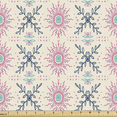 Nutter Leafy Streaks Oriental and Hipster Fabric