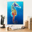 «Seahorse - Rainbow» par Dawg Painter, art mural épique sur toile, 40 po x 54 po-101632075