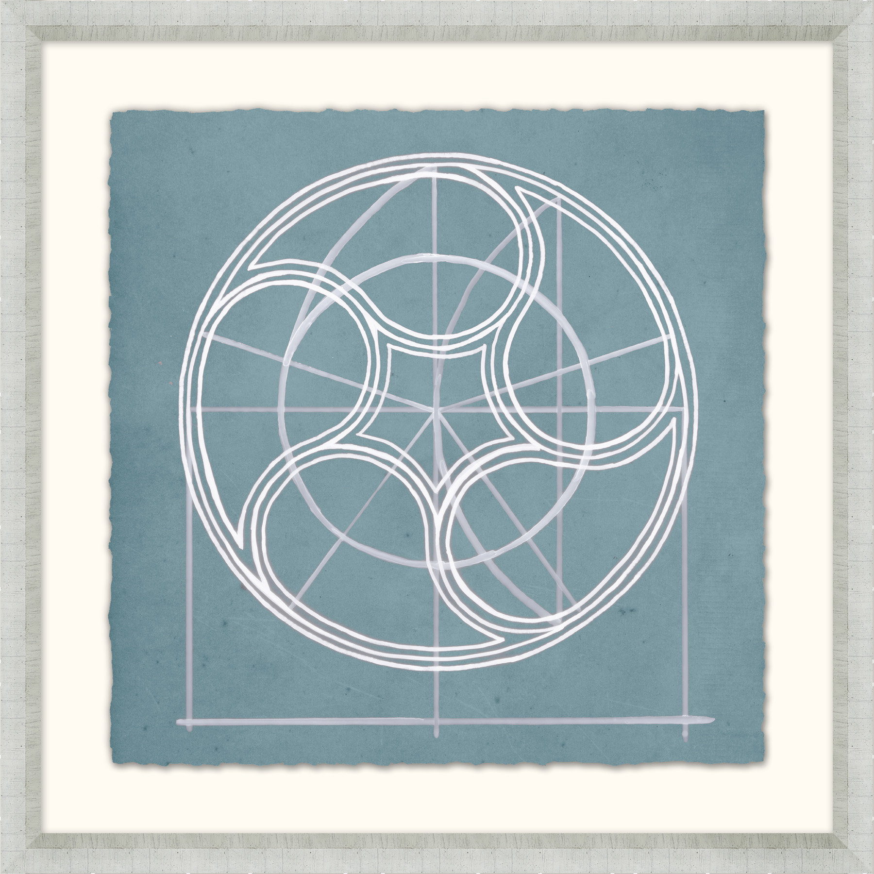 Wendover Art Group Geometry Pattern 4 - Picture Frame Painting on Paper ...