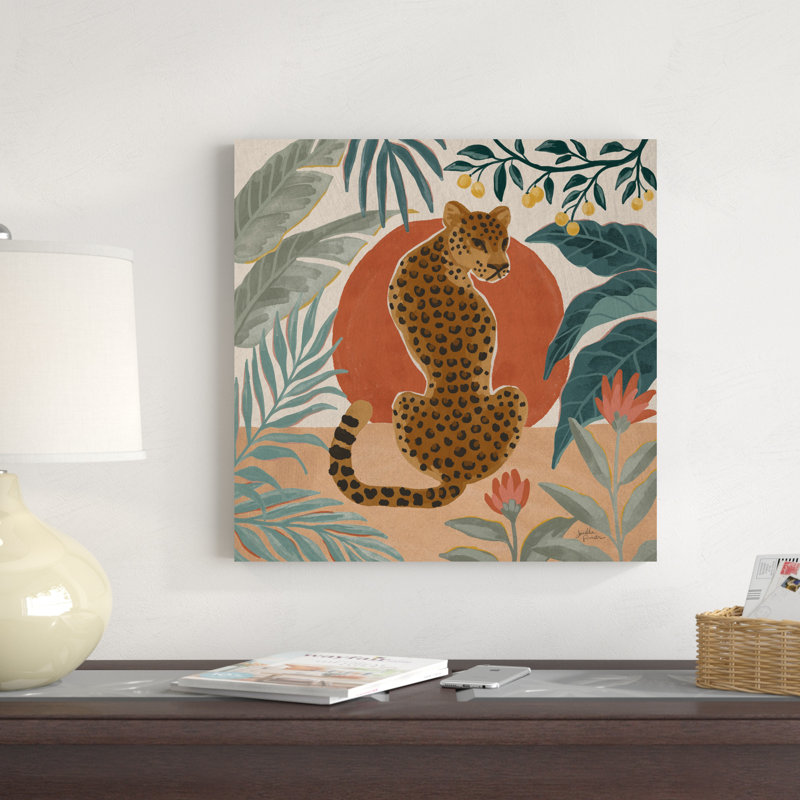 " Big Cat Beauty II " by Janelle Penner Painting Print, 20" H x 20" W