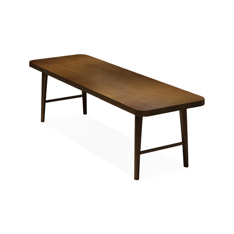 Walnut Rectangular Solid Wood desk, 29.53" H x 86.61" W x 23.62" D