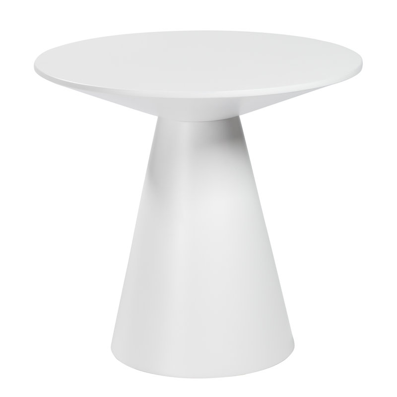 Table de bout Adara, Blanc mat