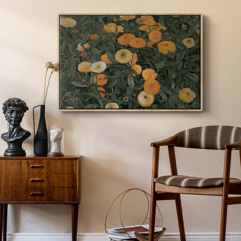 «Vintage Botanical - Lxxv» sur toile, Toile avec cadre flottant, H 37 po x l 25 po x P 2 po