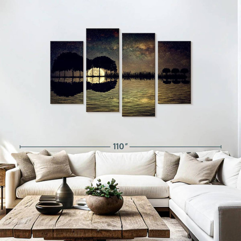Abarca Guitar Island Moonlight, 48" H x 75" W