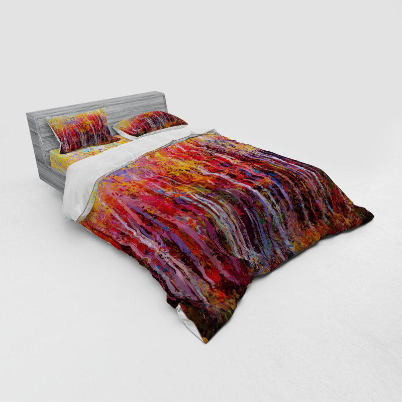 Rustic Polyester Duvet Cover, Queen Duvet Cover + 3 Additional Pieces
